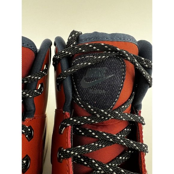 Nike Manoa Leather Rugged Orange Men's Boots Special Edition Black DC8892-800 - Picture 9 of 11